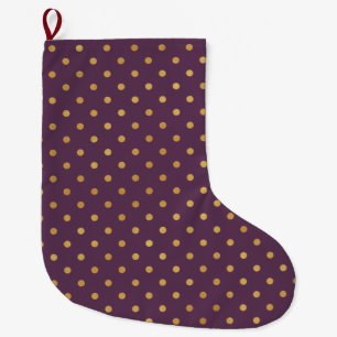 Pink Floral Bathroom Accessories Large Christmas Stocking