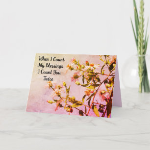 Pink Floral Birthday Card for Mum - Personalise!