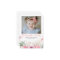 Pink Floral Birthday Thank You Photo Card