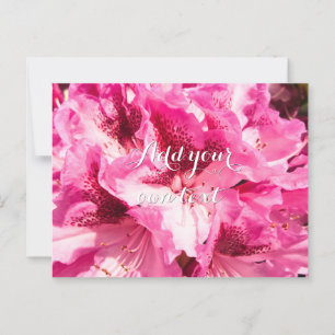 Pink Floral Bliss - Personalised Postcard