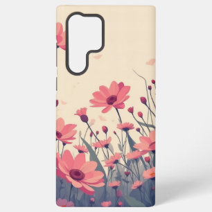 Pink Floral Bliss soft pink blooms Samsung Galaxy Case