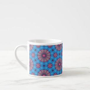 Pink Floral Boho Espresso Cup