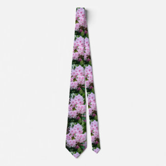 Pink Floral Botanical Mens Tie