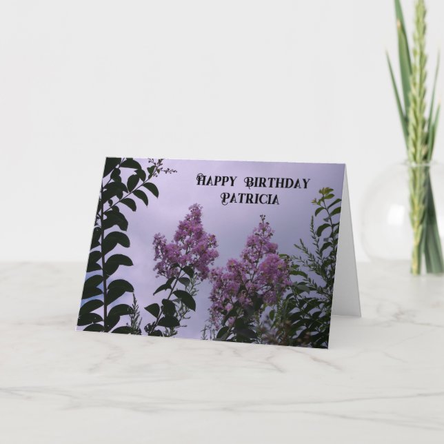 Pink Floral Card (Front)