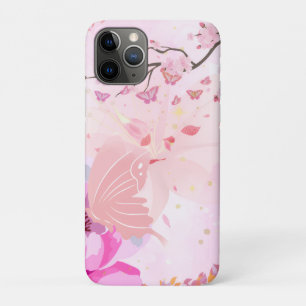 pink floral iPhone 11 pro case
