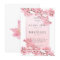 Pink floral cherry blossom spring wedding