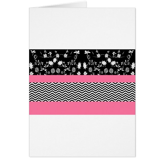 pink floral chevron (Front)