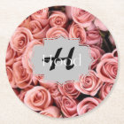 Pink Floral Coasters