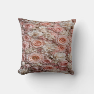 Pink Floral Comfort Pillow Soft Sleep