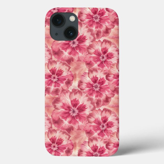 Pink Floral Coquette Case-Mate iPhone Case (Back)