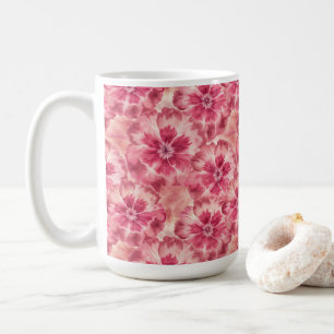 Pink Floral Coquette Coffee Mug