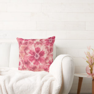 Pink Floral Coquette Cushion