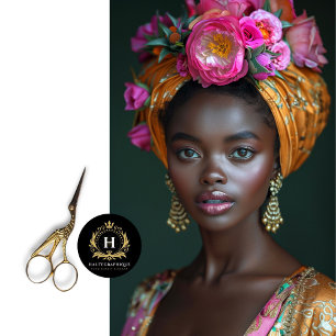 Pink Floral Crown Goddess Portrait Decoupage   Tissue Paper