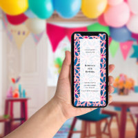 Pink Floral Cutout Inspired All Purpose Party