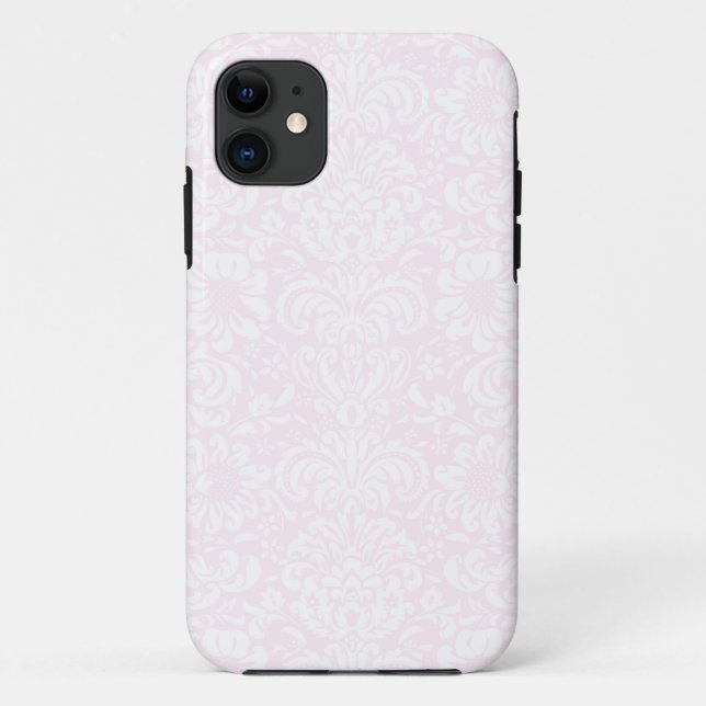 Pink Floral Damask iPhone 5/5S Case (Back)
