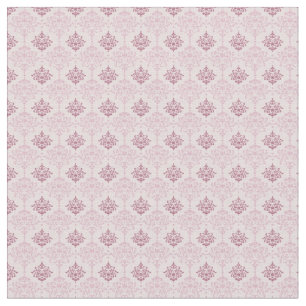 Pink floral designs fabric