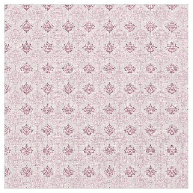 Pink floral designs fabric (Close Up)