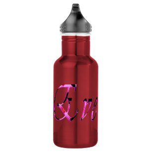 Pink Floral Eve Name, 532 Ml Water Bottle