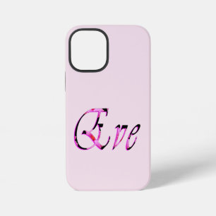 Pink Floral Eve Name, iPhone 12 Mini Case
