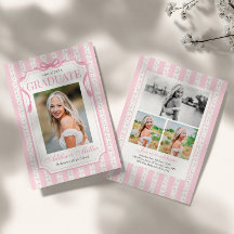 Pink Floral Graduation Party