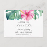 Pink Floral Hibiscus Recipe For The Bride