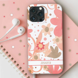 “Pink Floral” Inspirivity iPhone Case