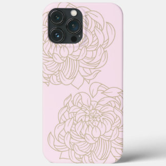 Pink Floral iPhone / iPad case