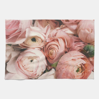 Pink Floral Kitchen Towel