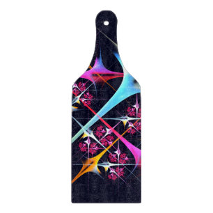 Pink Floral Modern Abstract Art Color Pattern #01 Cutting Board
