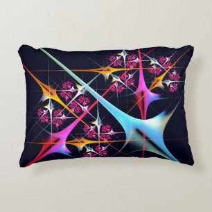 Pink Floral Modern Abstract Art Color Pattern #01 Decorative Cushion