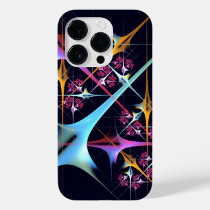 Pink Floral Modern Abstract Art Colour Pattern #01 Case-Mate iPhone 14 Pro Case