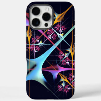 Pink Floral Modern Abstract Art Colour Pattern #01 iPhone 16 Pro Max Case