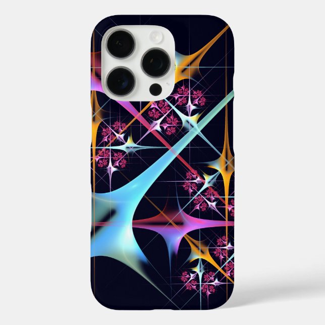 Pink Floral Modern Abstract Art Colour Pattern #01 Case-Mate iPhone Case (Back)