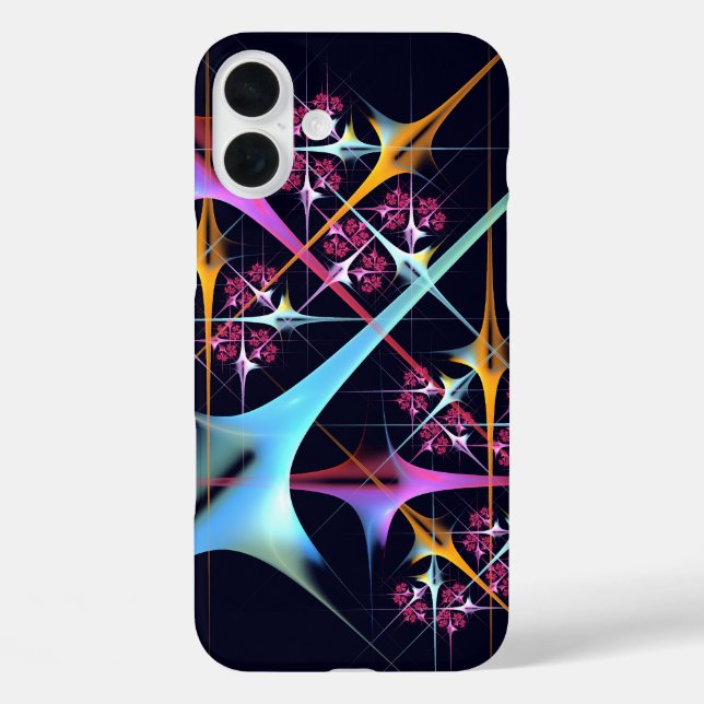 Pink Floral Modern Abstract Art Colour Pattern #01 Case-Mate iPhone Case (Back)