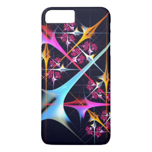 Pink Floral Modern Abstract Art Colour Pattern #01 iPhone 8 Plus/7 Plus Case