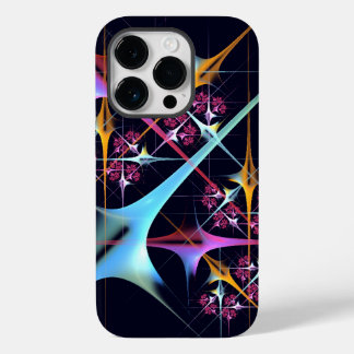 Pink Floral Modern Abstract Art Colour Pattern #01 Case-Mate iPhone 14 Pro Case
