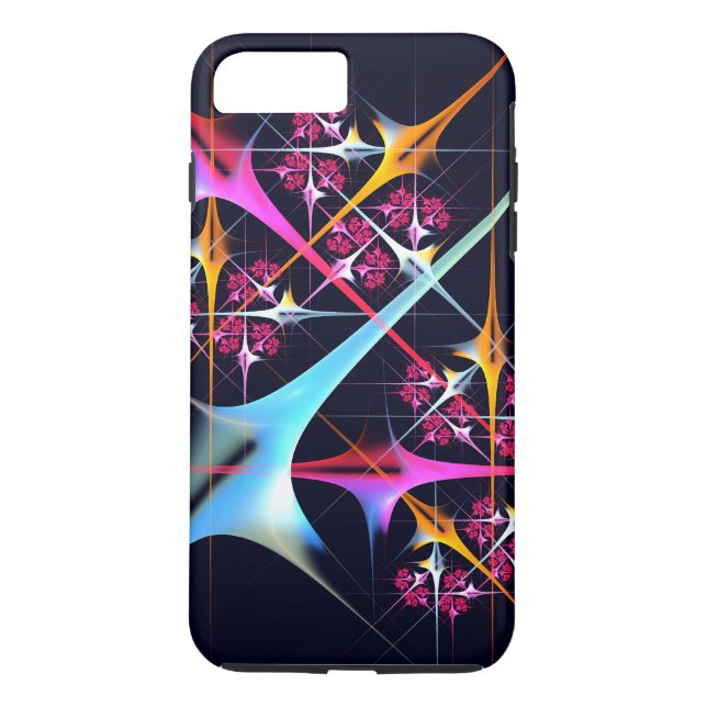 Pink Floral Modern Abstract Art Colour Pattern #01 Case-Mate iPhone Case (Back)