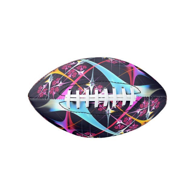 Pink Floral Modern Abstract Art Colour Pattern #01 Football (Front)