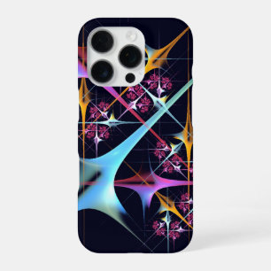 Pink Floral Modern Abstract Art Colour Pattern #01 iPhone 16 Pro Case