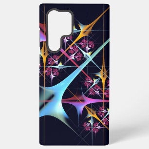 Pink Floral Modern Abstract Art Colour Pattern #01 Samsung Galaxy Case