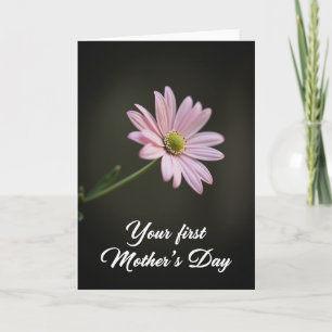 Pink Floral Mothers Day Wishes Card