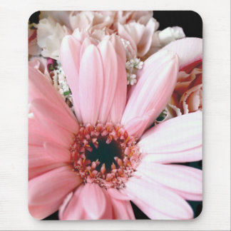 Pink Floral Mouse Pad