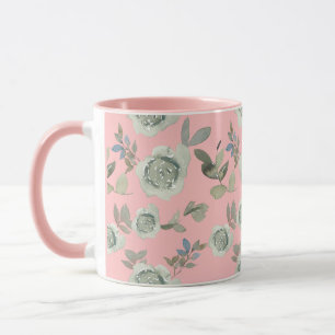 Pink Floral Mug