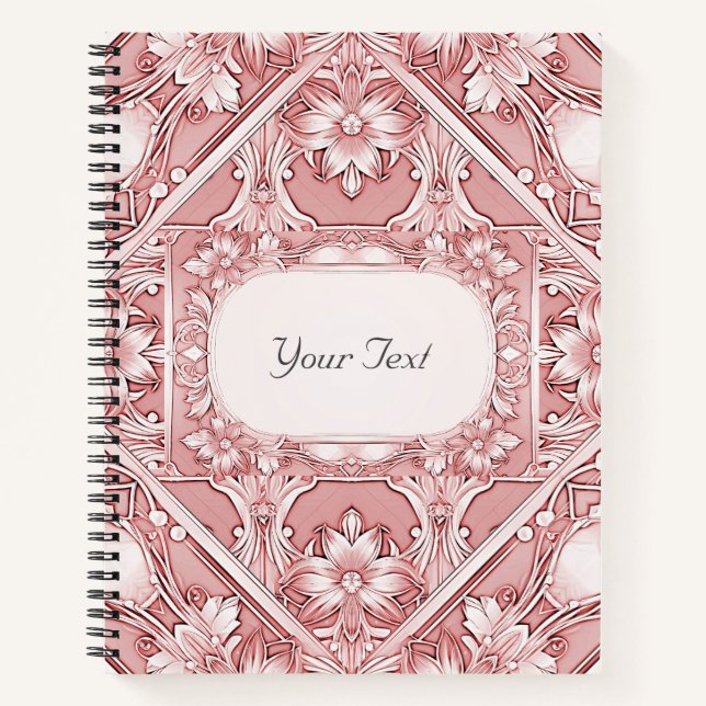 Pink Floral Notebook (Front)