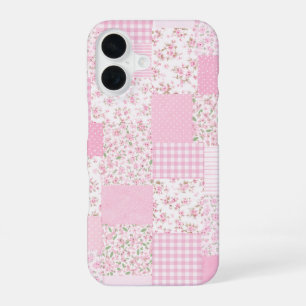 Pink Floral Patchwork Phone Case