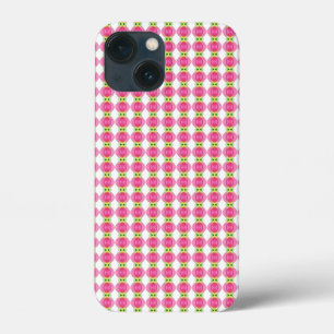 Pink floral pattern iPhone 13 mini case