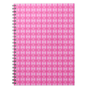 Pink floral pattern notebook