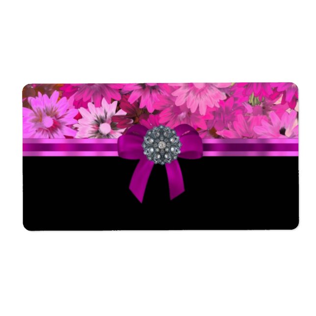 Pink floral personalised (Front)