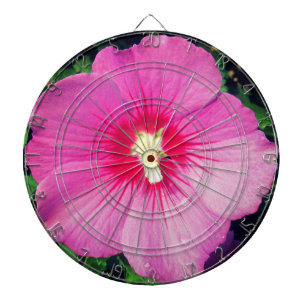 Pink Floral Photography Dartboard