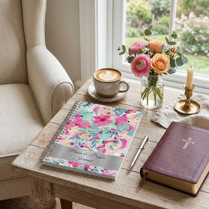 Pink floral Praise & prayer journal